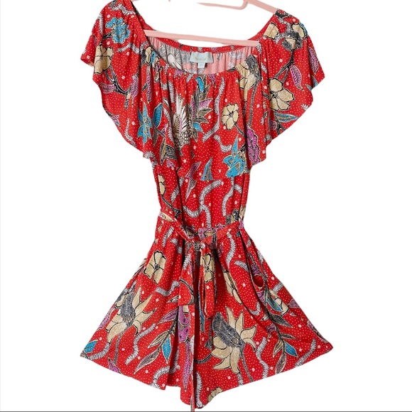 Veronica M Off Shoulder Romper in Lincoln - Picture 3 of 8